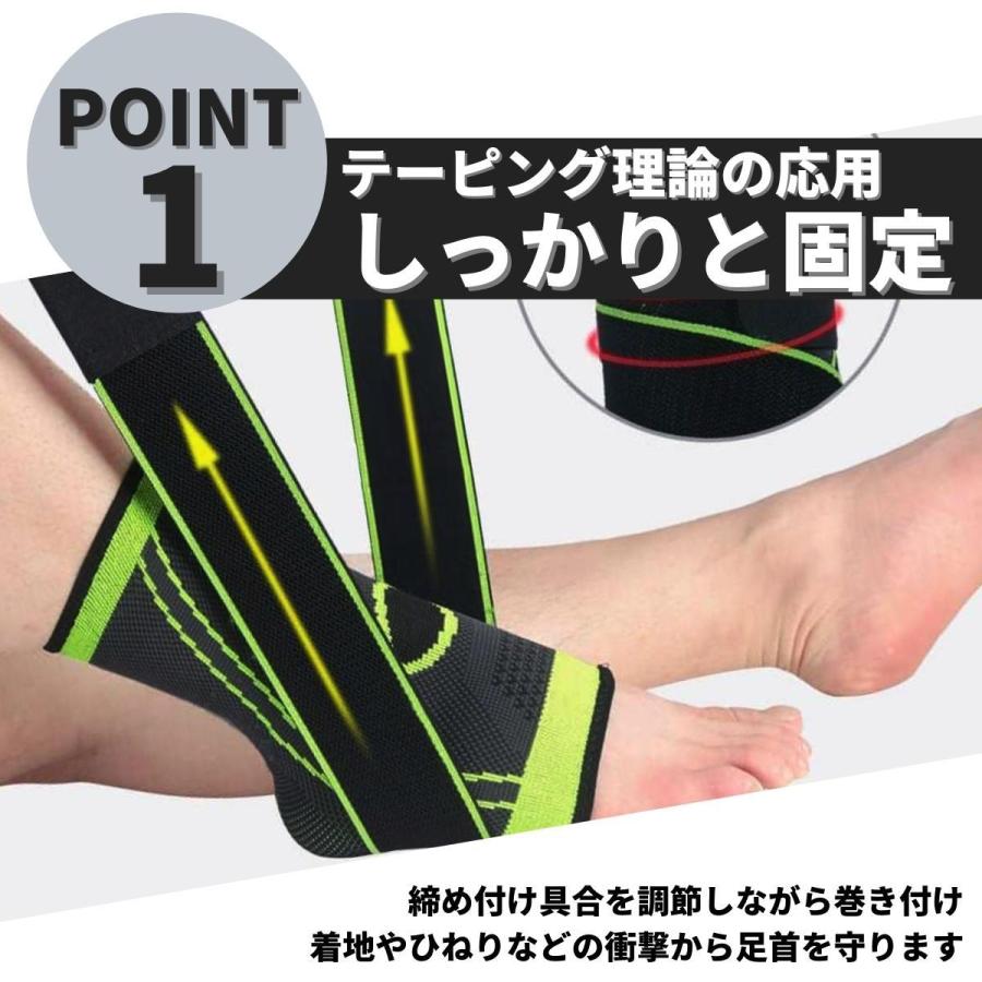 足首サポーター 固定 テーピング スポーツ 捻挫 速乾 ストラップ付 ブラック レッド オレンジ ブルー グリーン Ta014 スポーツメイドショップkyomo 通販 Yahoo ショッピング