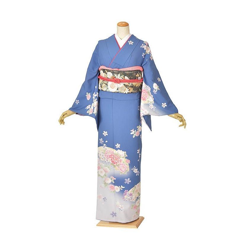 レンタル 附下花扇 乙葉 乙葉着物 青着物 結婚式 入学式 卒業式 およばれ 式典着物 かわいい着物 ママ着物 お茶会 七五三ママ Yad レンタル衣裳京なごみヤフー店 通販 Yahoo ショッピング