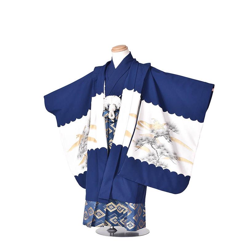 七五三 5歳 五歳 フルセットレンタル 子供着物 お正月 七五三弟 紺 往復送料無料 卒園式 結婚式 お宮参り 貸衣装 Yao レンタル衣裳京なごみヤフー店 通販 Yahoo ショッピング