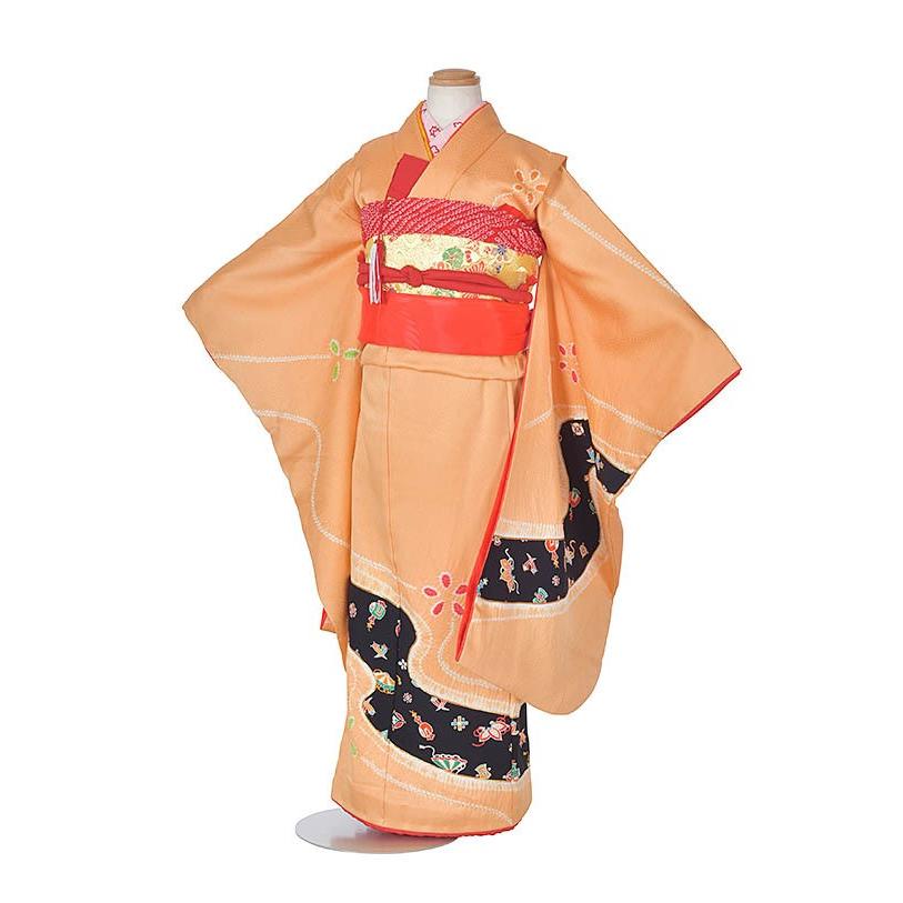 七五三レンタル 舞妓 7歳着物レンタル 753レンタル(7歳女児）黄舞妓しぼり フルセット 着物レンタル 7歳女子 753 七五三着物 7歳 お正月 送料無料