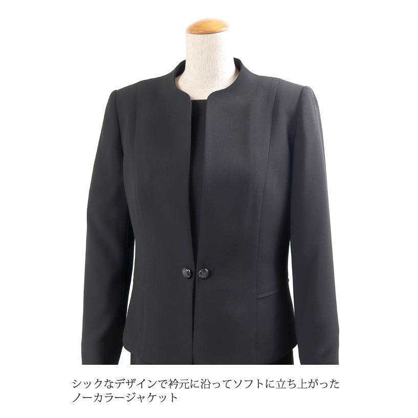 ブラックフォーマル レディース 喪服 礼服 30代 40代 50代 60代 前開き ワンピース スーツ 女性 葬儀 法事 服 卒業式 冠婚葬祭 スーツ t111｜kyonenya｜05