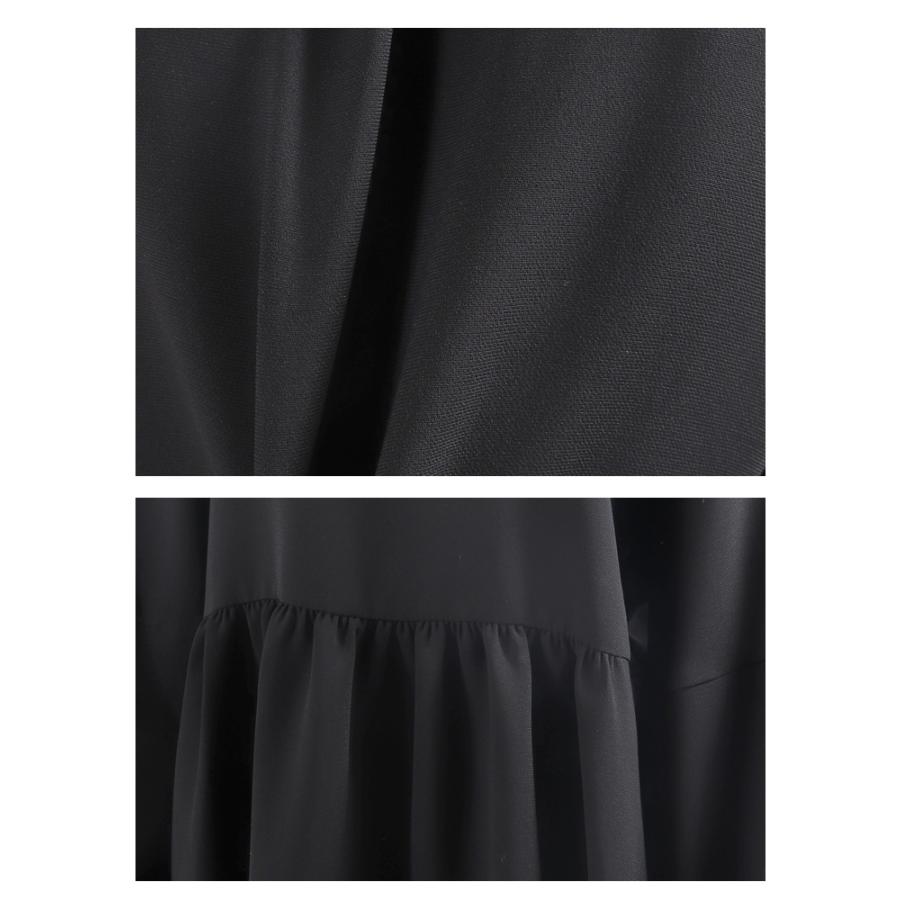 ブラックフォーマル レディース 喪服 パンツスーツ パンツ 女性 体型カバー 礼服 黒 2点セット 洗える 冠婚葬祭 スーツ 葬式 法事 卒業式 30代 40代 50代 T312の画像