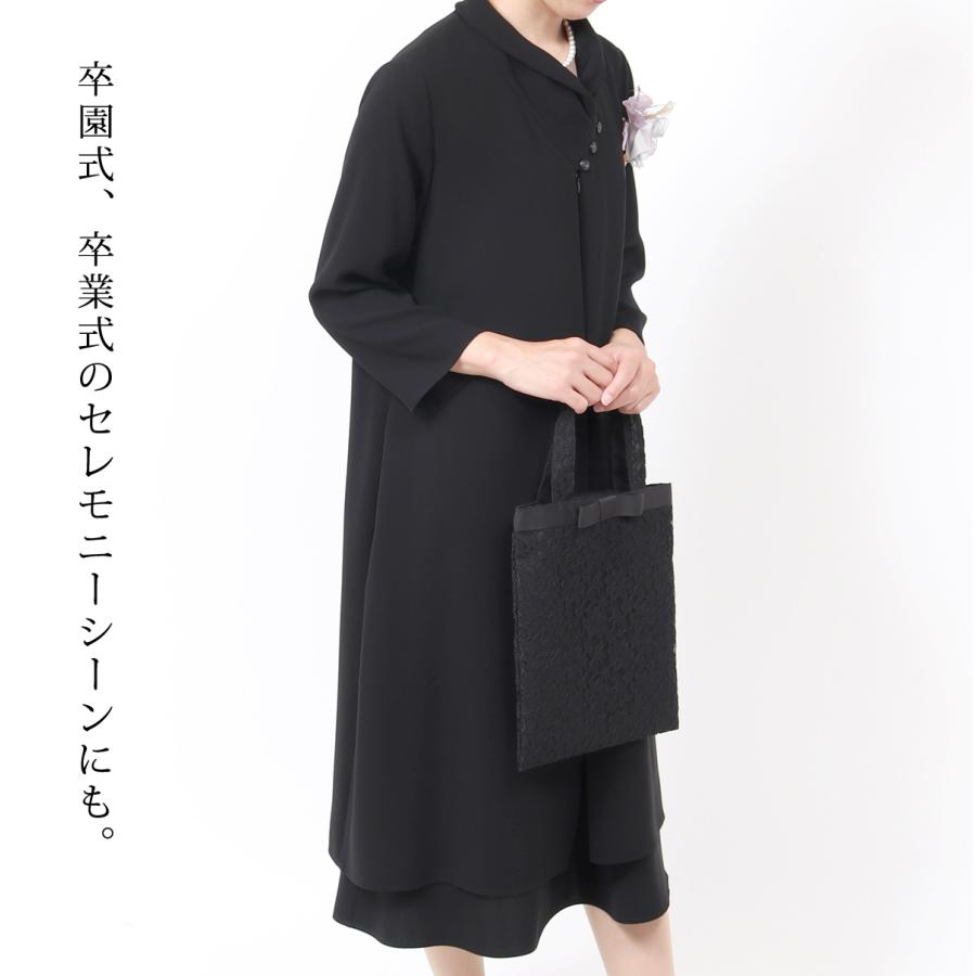 ブラックフォーマル ワンピース 喪服 ブラックフォーマル 前開き 喪服 レディース 礼服 女性 授乳対応 冠婚葬祭 スーツ 黒 ゆったり ミセス 体型カバー 大きいサイズ 葬儀 法事 卒業式 卒園式ウォッシャブル  M L LL 3L 30代 40代 50代 t375 ブラックフォーマル 喪服 レディース ワンピース 前開き 体型カバー