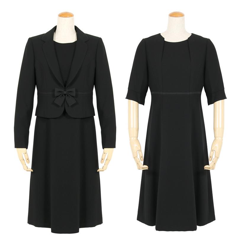 9号 喪服 代 30代 40代 50代 T155 スーツ ブラックフォーマル レディース ワンピース 冠婚葬祭 前開き 女性 服装 法事 礼服 葬儀 黒 日本全国送料無料 レディース