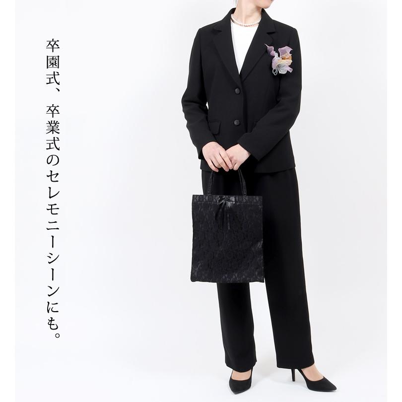 13号 ブラックフォーマル レディース 喪服 パンツスーツ 30代 40代 50
