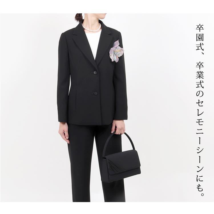 17号 喪服 レディース ブラックフォーマル パンツ 30代 40代 50代 女性