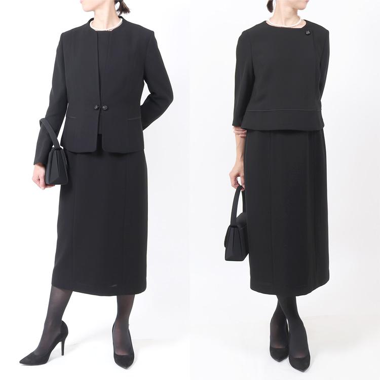 17号 ブラックフォーマル レディース 喪服 礼服 洗える 前開き