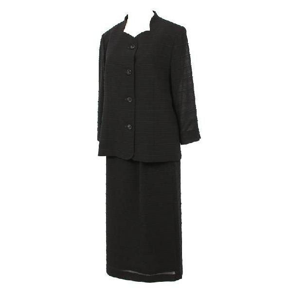 喪服 レディース ブラックフォーマル 礼服 夏 ロング ロング丈 40代 50代 60代 70代 夏用 夏物 スーツ セット ミセス おしゃれ 日本製 051の画像