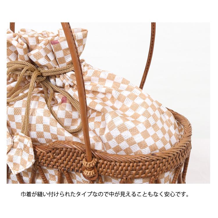 アタバッグ 市田ひろみ カゴバッグ 夏 バッグ アタ 浴衣 インドネシア