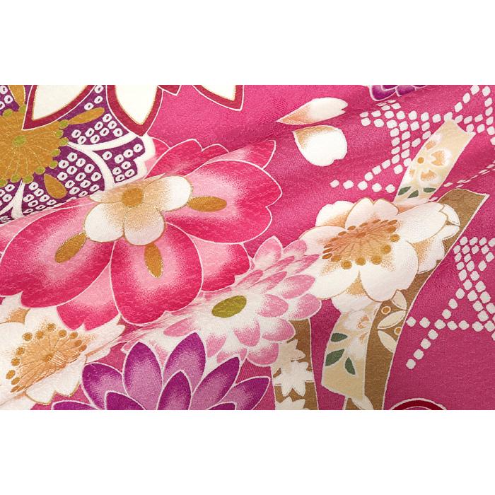 振袖 ピンク 成人式 結婚式 卒業式 お正月 晴れ着 仮仕立て 仮絵羽