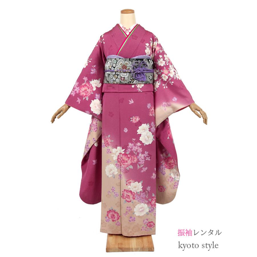 振袖 レンタル 成人式 着物 フルセット 振袖 大きいサイズ 結婚式 振袖レンタル 着物 レンタル ピンク 振り袖 フリソデ 724 724a 京都スタイル フォーマル 着物 通販 Yahoo ショッピング