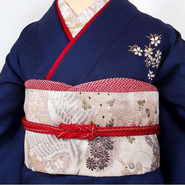 振袖 レンタル 成人式 結婚式 青 紺 トールサイズ セット 貸衣装 貸