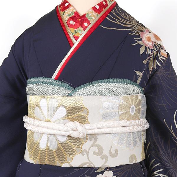 振袖レンタル 紺 ネイビー セミオーダー 成人式 フルセット 結婚式