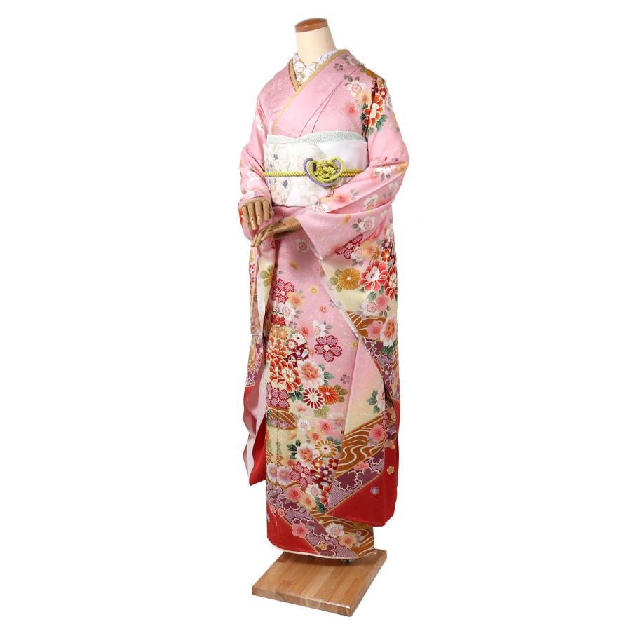 振袖レンタル ピンク セミオーダー フルセット 成人式 結婚式 結納