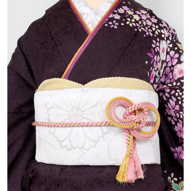 振袖レンタル 紫 セミオーダー フルセット 成人式 結婚式 結納 卒業式