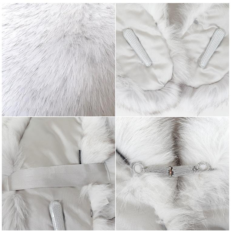 ブルーフォックス キツネ 狐 毛皮 ショール SAGA FURS ブル- Fox ブルーフォックス キツネ 狐 毛皮 ショール SAGA FURS ブル- Fox