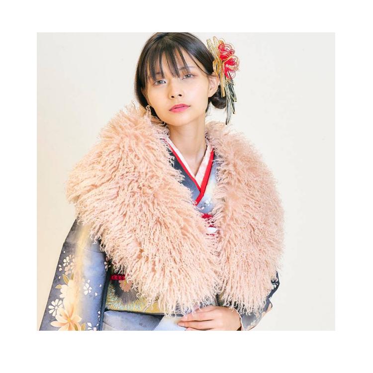 ショール ファー 成人式 振袖 卒業式 袴 パーティー お正月 フェイク