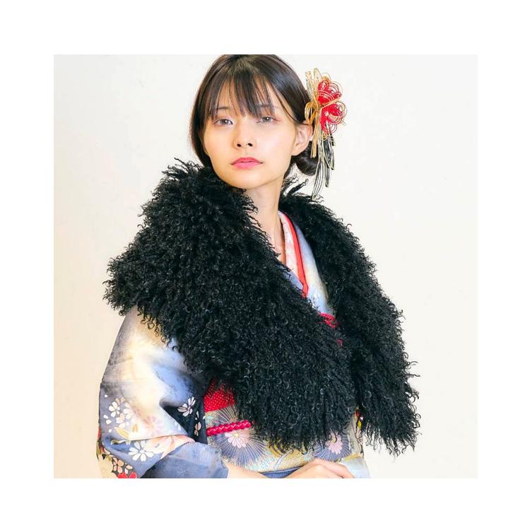 ショール ファー 成人式 振袖 卒業式 袴 パーティー お正月 フェイク