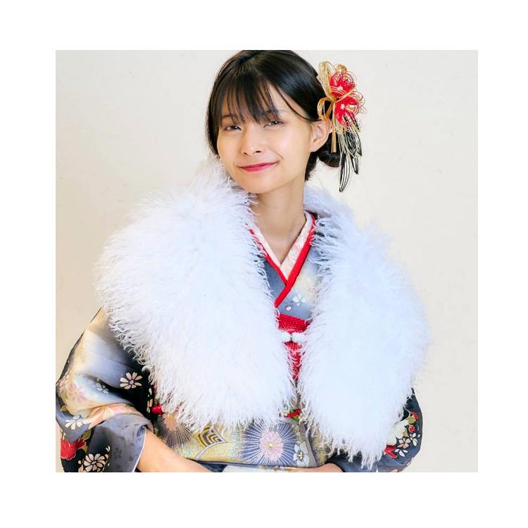 ショール ファー 成人式 振袖 卒業式 袴 パーティー お正月 フェイク