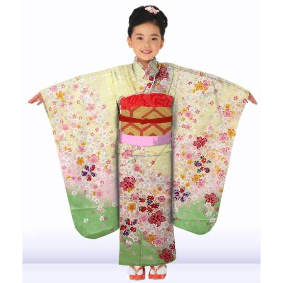 専用 七五三 フルセット 七五三 着物 7歳 レンタル フルセット 女の子 箱迫セット クリーム