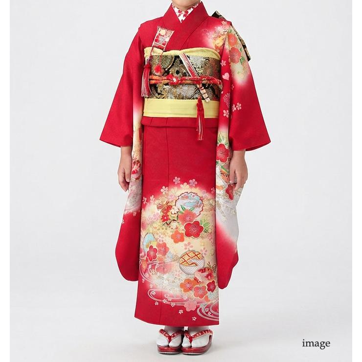 七五三 着物 7歳 レンタル フルセット 女の子 箱迫セット 着物レンタル
