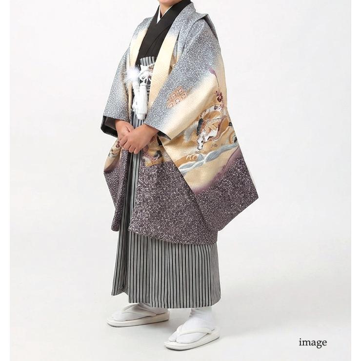 七五三 5歳 着物 レンタル フルセット 男の子 羽織 袴 鷹 753 五歳 卒