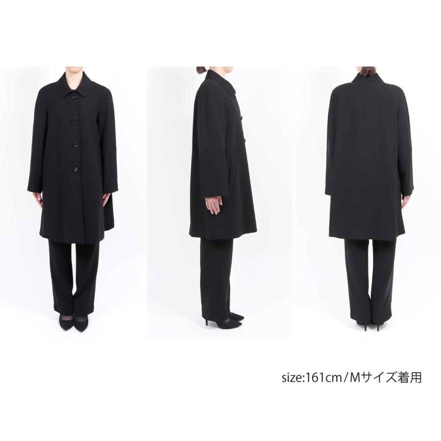 フォーマルコート 黒 ブラックフォーマル コート 冠婚葬祭 喪服