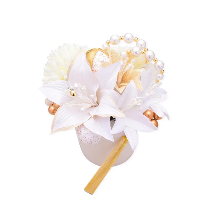 髪飾り 成人式 振袖 卒業式 袴 結婚式 着物 和装 ヘアアクセ 白 ホワイト Arenca マドンナリリー 百合 ヘッドドレス e272 |  | 05