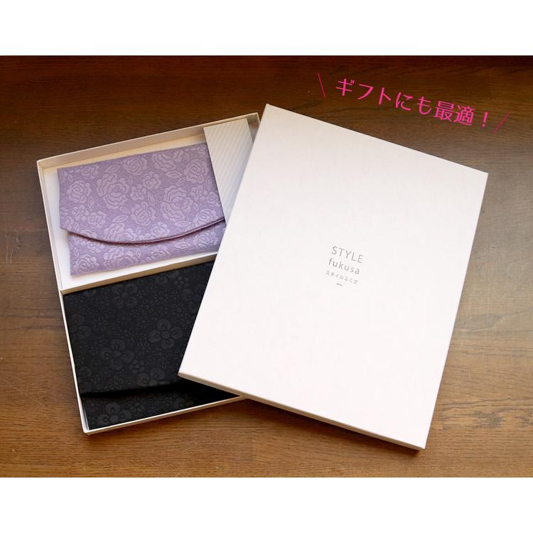 ふくさ 袱紗 珠数入れ レディース 冠婚葬祭 結婚式 ウエディング 披露宴 葬式 法事 袱紗 慶弔セット 女性用 フクサ 念珠ケース 黒 紫 ギフト f013 |  | 03