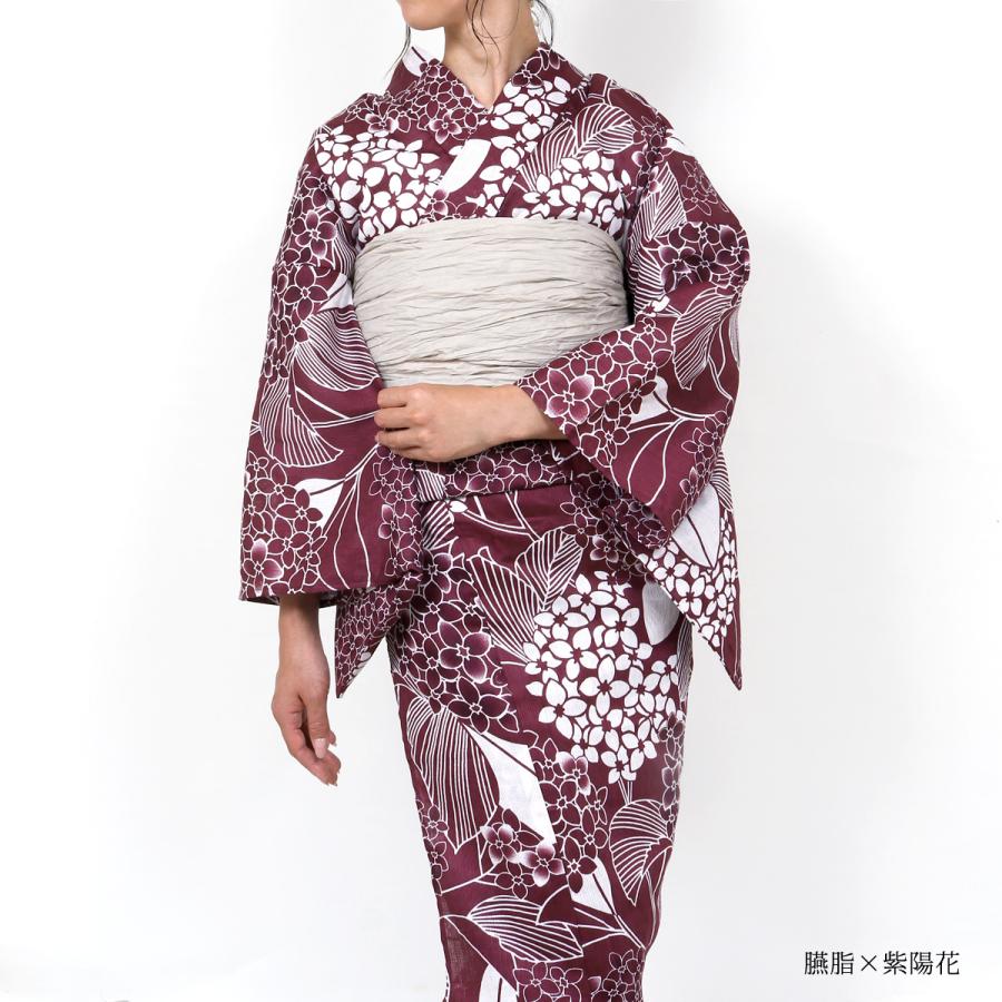 浴衣 レディース 女性 仕立上がり フリーサイズ 単品 黒 紺 白 薄紫