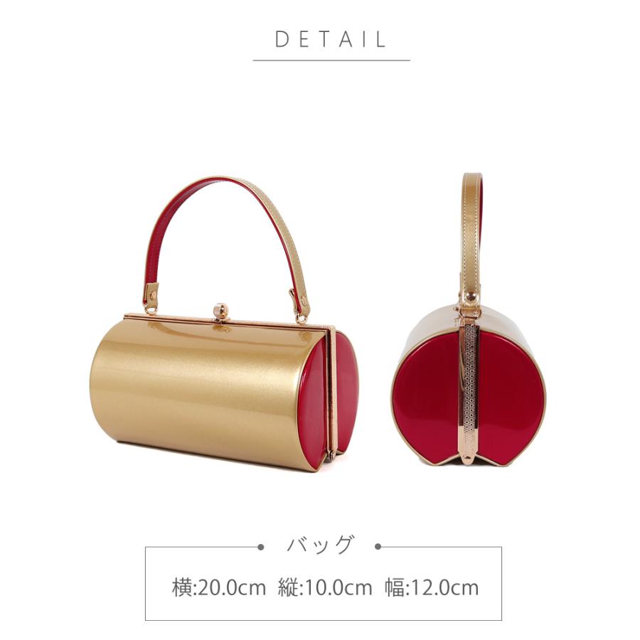 草履バッグセット 振袖用 Mサイズ 厚底 成人式 結婚式 卒業式 エナメル