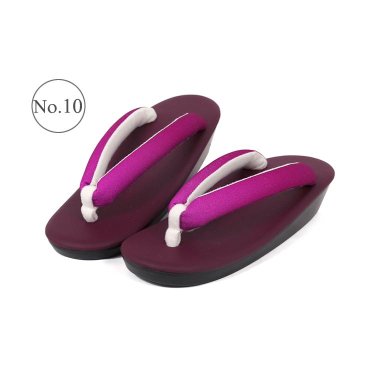 草履 ウレタン草履 フリーサイズ ピンク パープル ブラック ブラウン