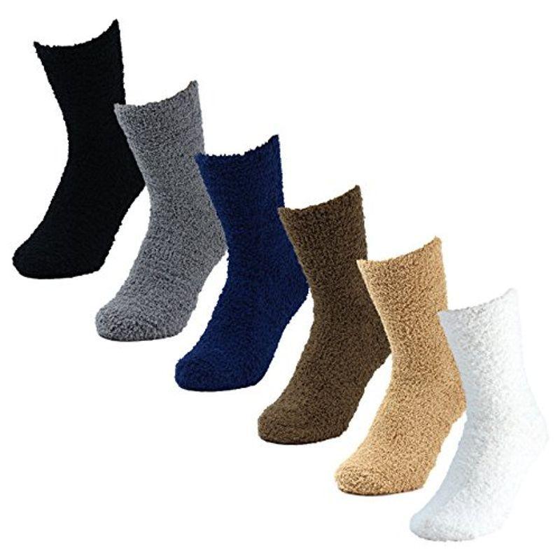 アクアランド Aqualand もこもこ メンズ 靴下 ソックス あったかい ルームソックス 重ね履き 毛糸 カシミア 配合 6