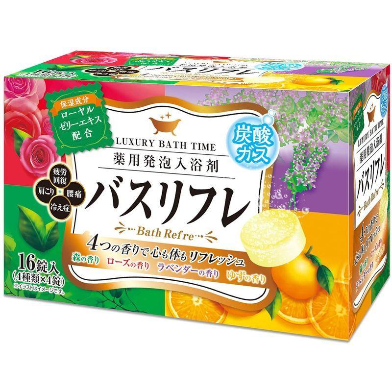 バスリフレ 薬用発泡 炭酸ガス 16錠 在庫処分