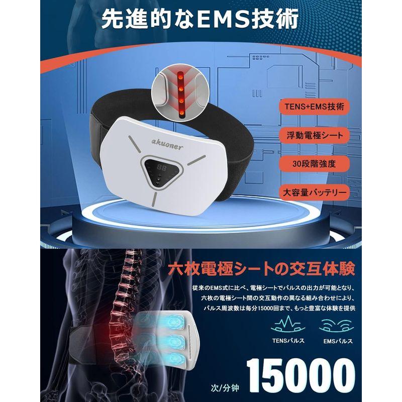 2023アップグレード版 EMS腹筋ベルト ジェルシート不要 6腹筋