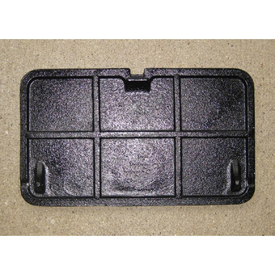 寸法：206×354mm 栗本対応 鋳鉄製 補修蓋 水道 メーターボックス