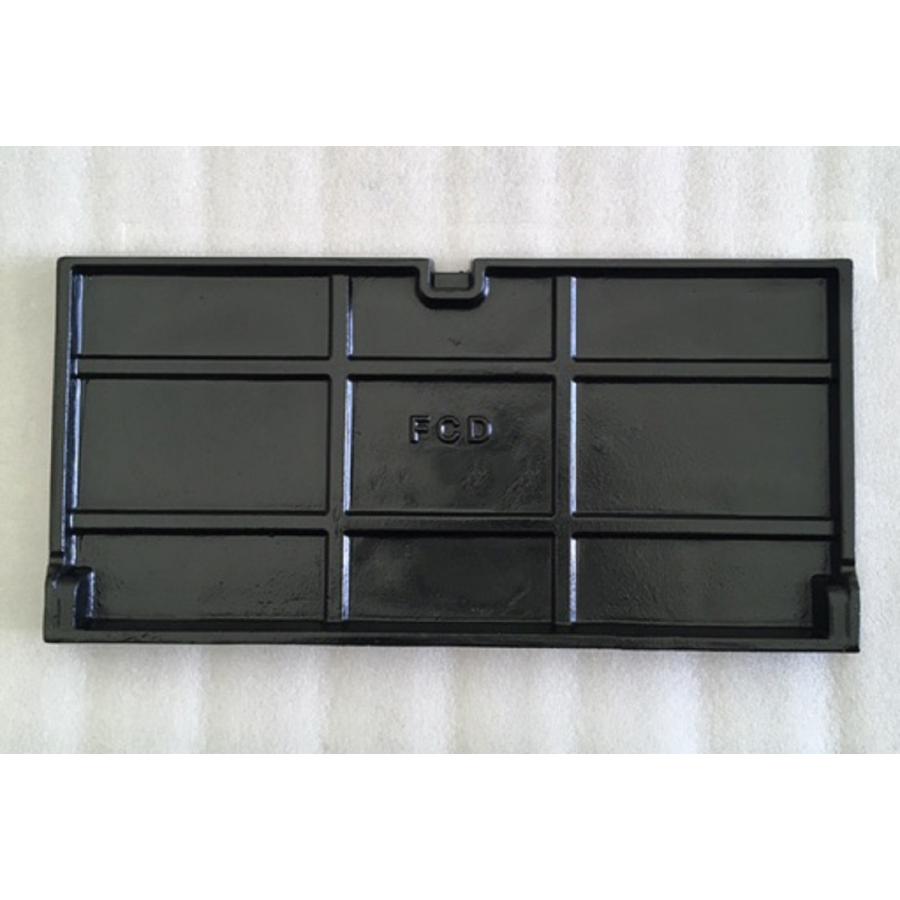 寸法 416×205mm ヒノデ等対応 鋳鉄製 T8補修蓋 メーターBOX 蓋FRP製 