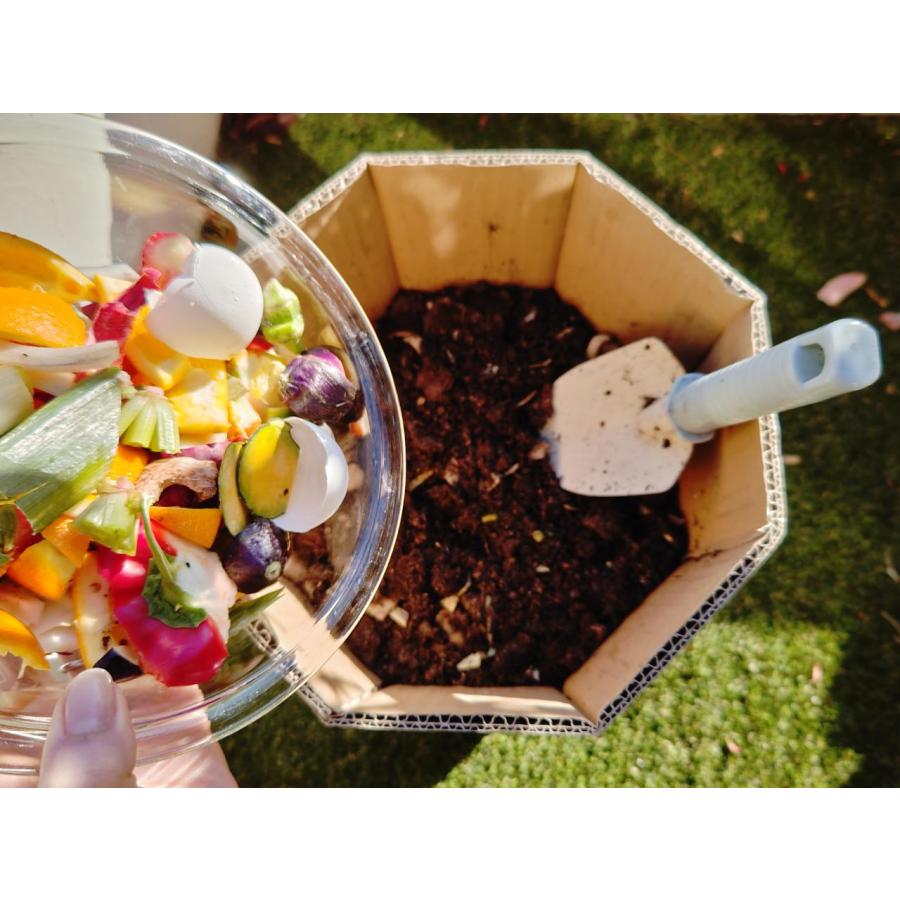 八角形ダンボールコンポスト「コンポごん」 : 共伸紙工 公式オンライン