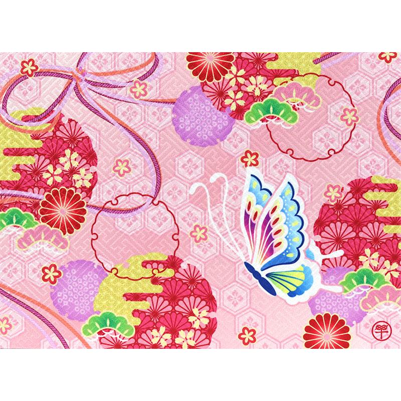 最上の品質な 御朱印帳 見開き 選べる 蝶 京都 西陣の金襴生地にプリント バンド付き かわいい おしゃれ 納経帳 約180 242 お寺 神社 Aynaelda Com