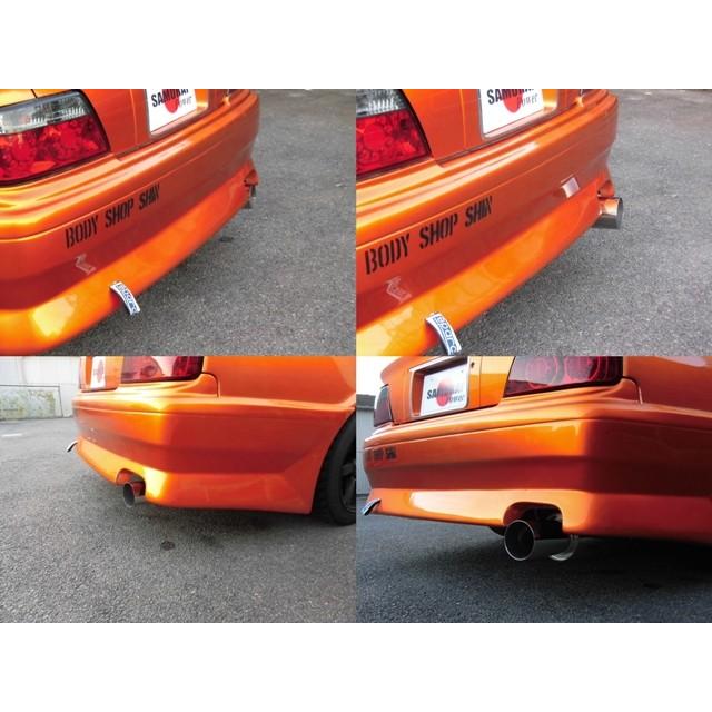 JZX100 ターボ用 砲弾マフラー 出口ロングタイプ! SAMURAI JZX100 ターボ用 砲弾マフラー 出口ロングタイプ! SAMURAI