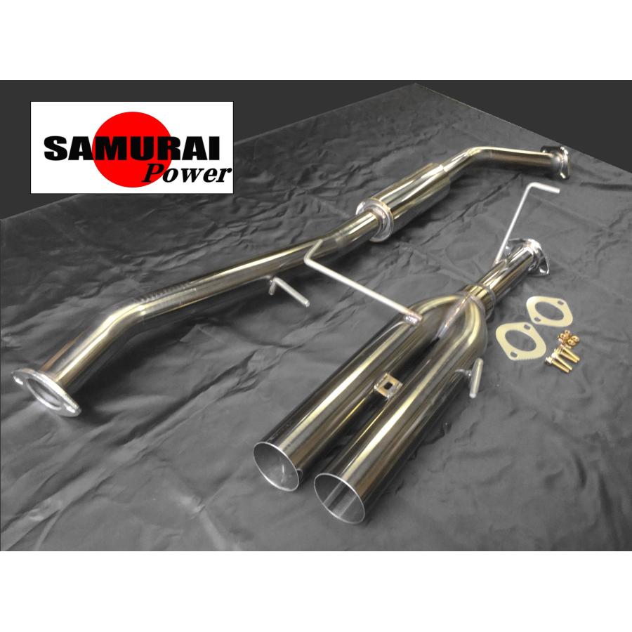S13 シルビア SR20DE NA用 デュアル出しマフラー SAMURAI POWER S13 シルビア SR20DE NA用 デュアル出しマフラー SAMURAI POWER