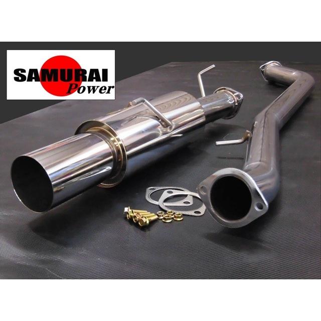 S14 シルビア　SR20DET ターボ用　砲弾マフラー　出口ロングタイプ！　SAMURAI　POWER　サムライパワー　 :  samurai-s14-long : CIELヤフーショップ - 通販 - Yahoo!ショッピング