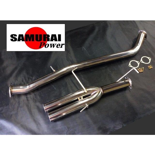 S15 シルビア SR20DET ターボ用 直管デュアル出しマフラー S15 シルビア SR20DET ターボ用 直管デュアル出しマフラー