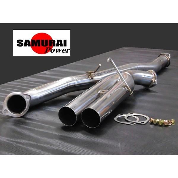 Z33 直管マフラー Z33 フェアレディーZ用 直管デュアル出しマフラー SAMURAI POWER