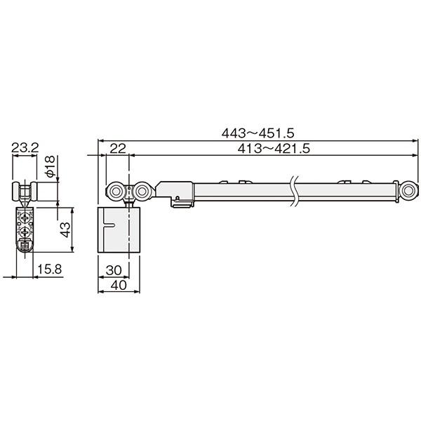 アトムリビンテック FCX-292-K-H DG色 上吊式引戸HRシステム アトムリビンテック FCX-292-K-H DG色 上吊式引戸HRシステム