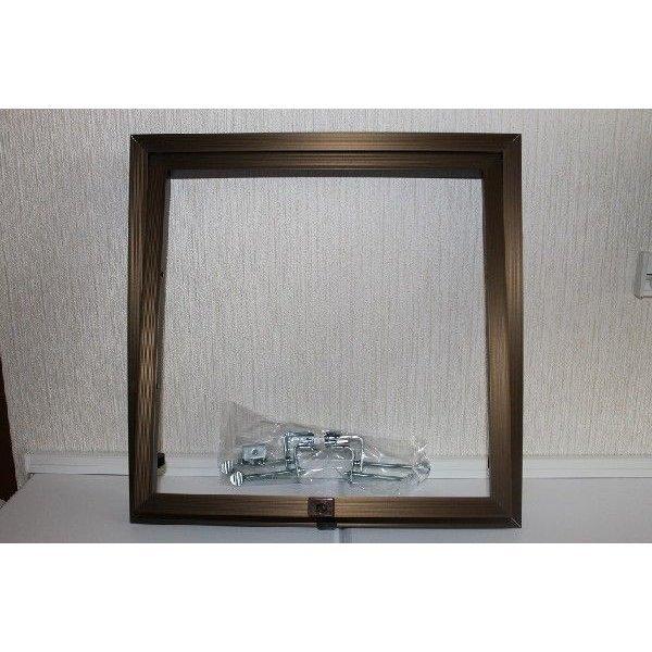 SPG アルミ天井点検口 450角 ブロンズ 支持金具付（天井開口寸法