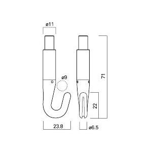 コレダーライン　NハンガーセットA タキヤ NハンガーセットA（ワイヤ径2.0mm）長さ3.0M（コレダーライン