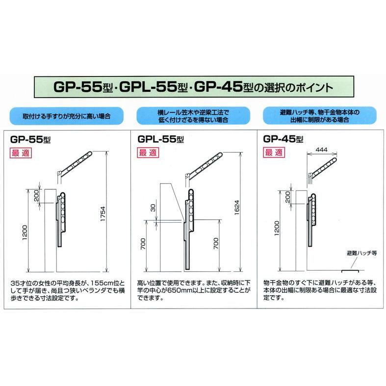 川口技研 腰壁用ホスクリーン GP-45型（上下式ローコストタイプ）※1セット2本組での販売です。｜kyoto-e-jiro｜05