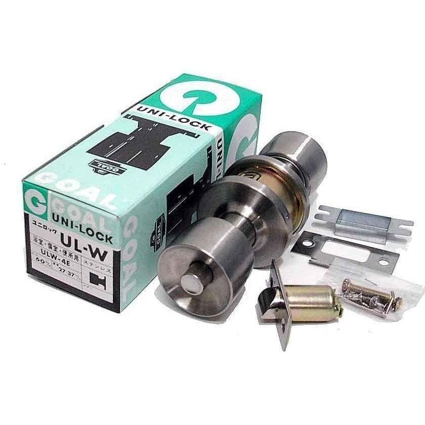 ゴール ユニロック 円筒錠 ULW-4E（間仕切錠）バックセット60mm/64mm