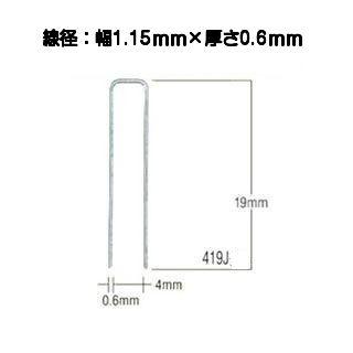 高圧4Jステープル マックス（MAX） 高圧タッカ HA-25/4J (4Jステープル、脚長13〜25mm